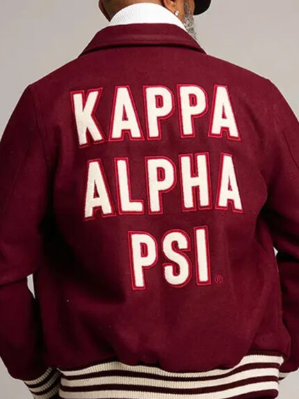 Kappa Alpha PSI Maroon Varsity Jacket