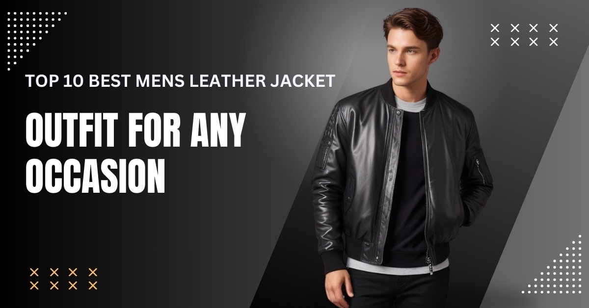 Top 10 Best Mens Leather Jacket Outfit for any Occasion